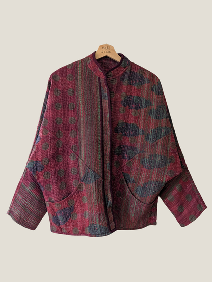 The Ladhiya Petite Block Print Jacket