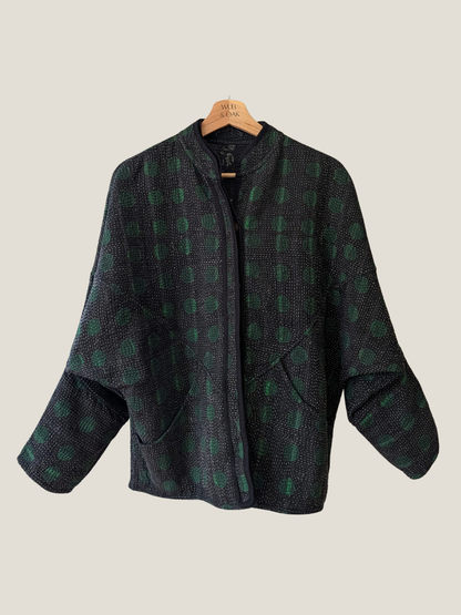 The Ladhiya Petite Block Print Jacket