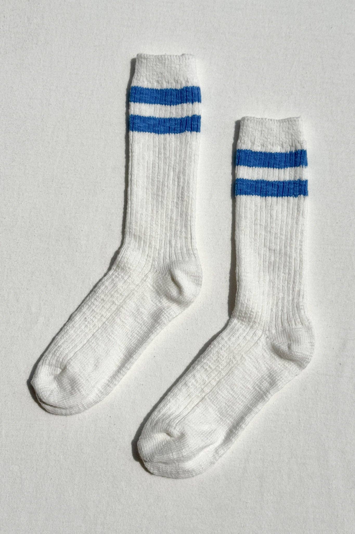 Cottage Varsity Socks - White Varsity