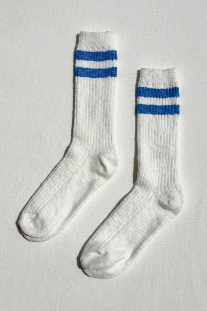 Cottage Varsity Socks - White Varsity