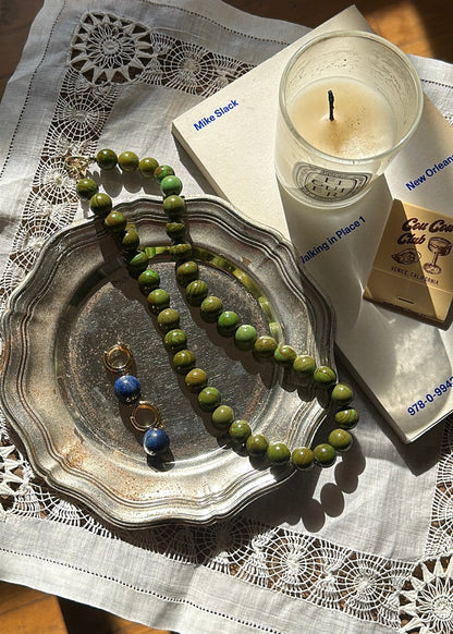 Moss - By Orly Beaded Necklace