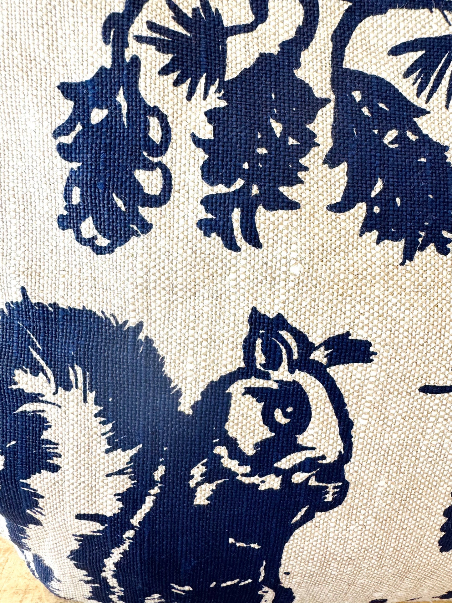 Boho Tote Bag - Pine Cone Navy