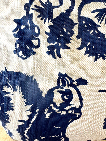 Boho Tote Bag - Pine Cone Navy