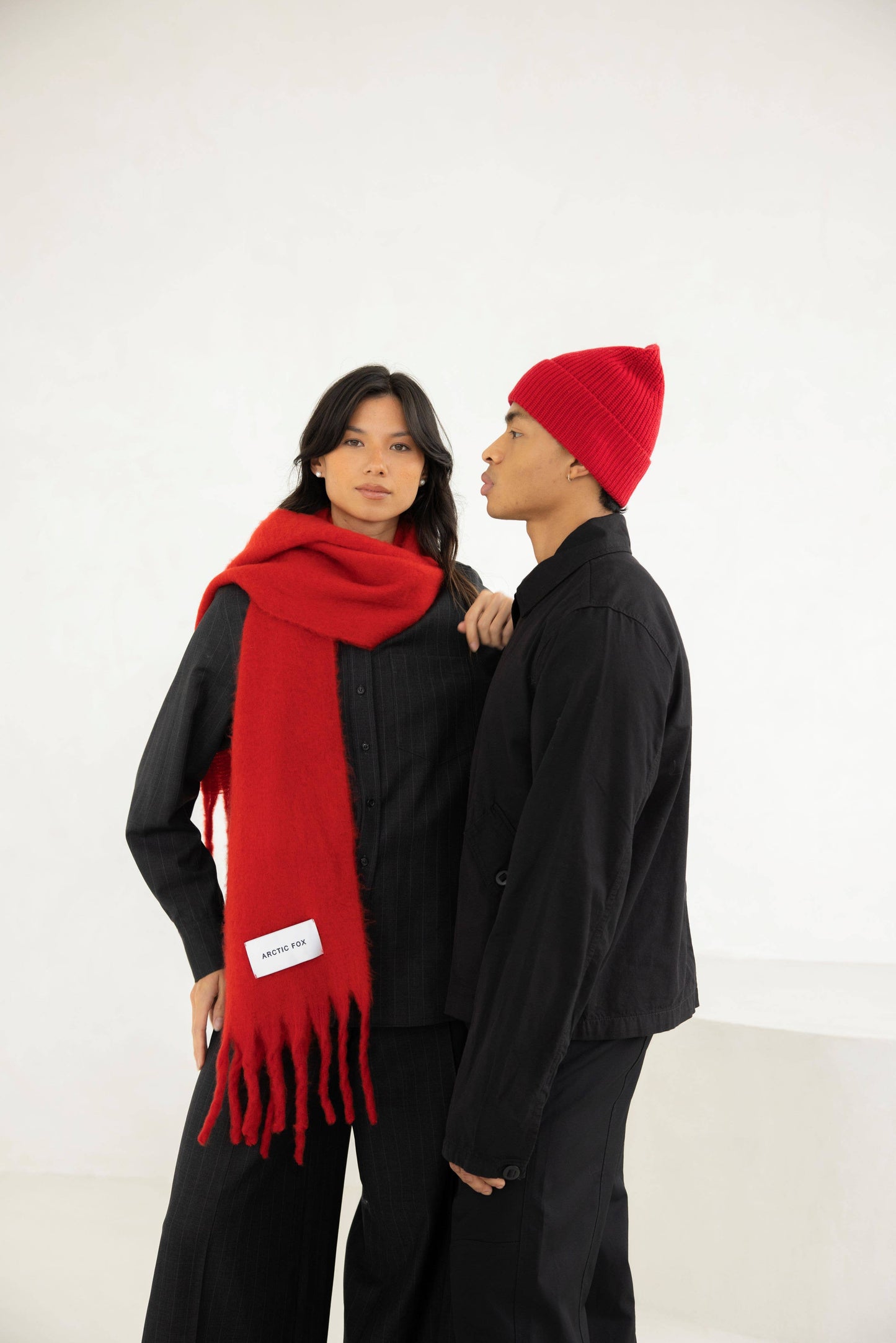 The Stockholm Scarf - Crimson Red