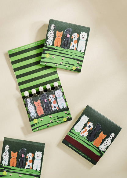 Puppy Pals Printed 10 Stem Matchbook
