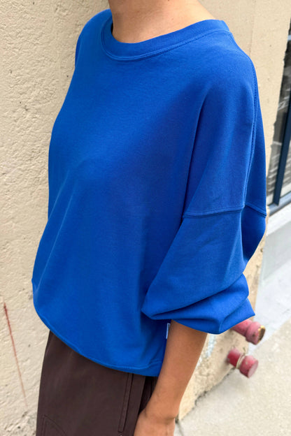 Cali Jersey Sweatshirt - Cobalt