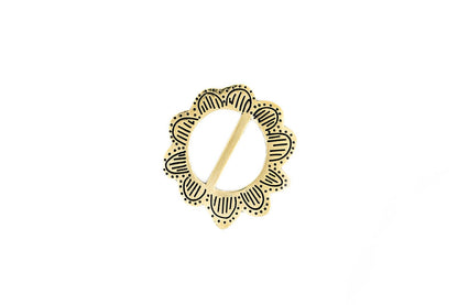 Monica Brass Bandana Slide Ring