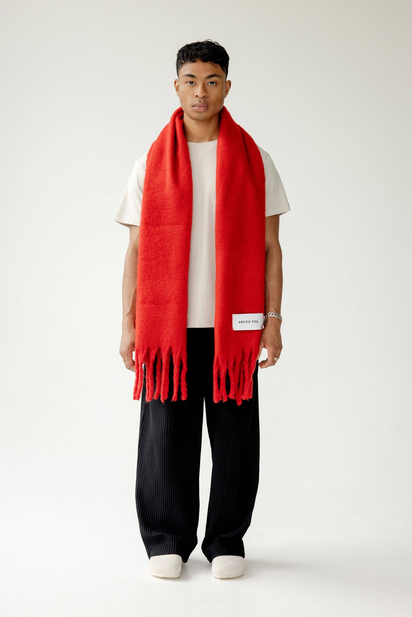 The Stockholm Scarf - Crimson Red