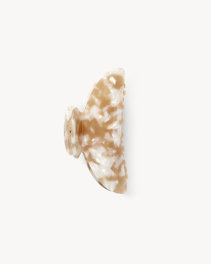 Midi Heirloom Claw - Taupe Shell