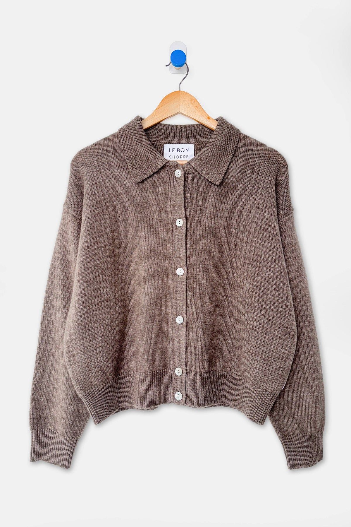 PREORDER Lou Cashmere Cardigan - Frappe