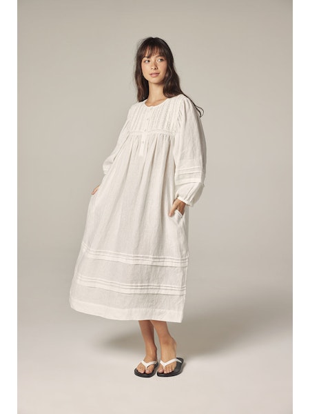 Laced Linen Dress