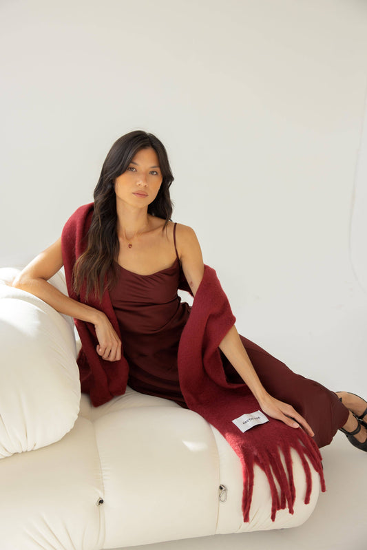The Reykjavik Scarf - Burgundy