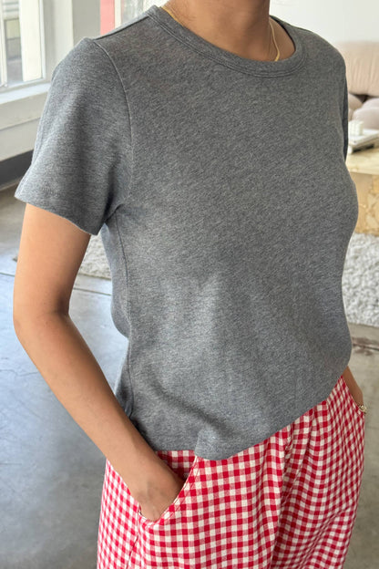 The Little Boy Tee - Melange Grey