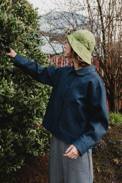 Cirrus Rain Hat in Leaf