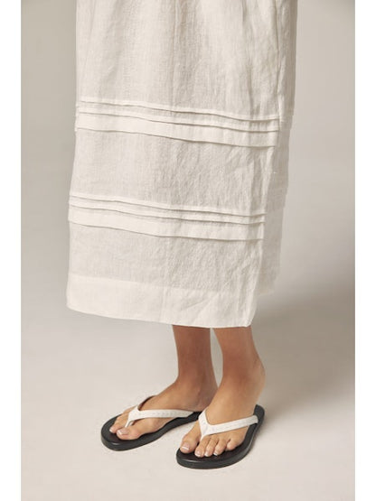 Laced Linen Dress
