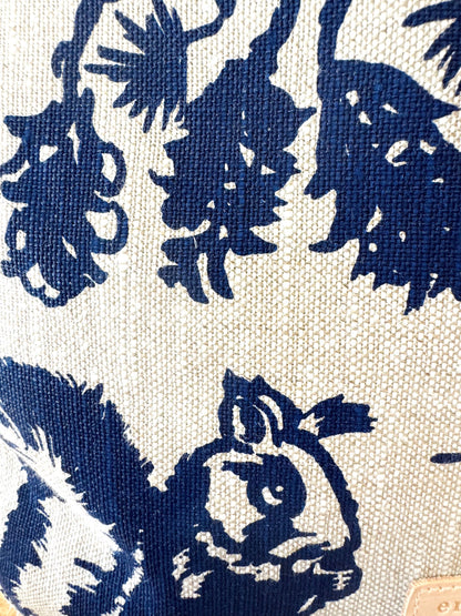 Boho Tote Bag - Pine Cone Navy