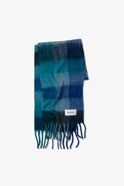 The Reykjavik Scarf - Blue Check