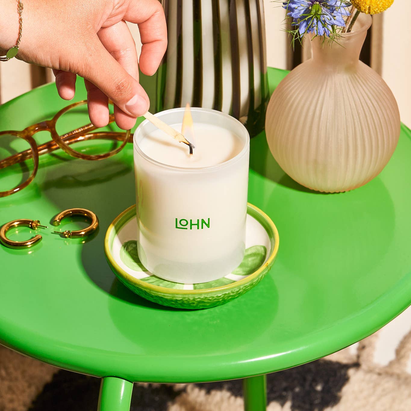 LOHN Candle - JARO Mandarin & Petitgrain