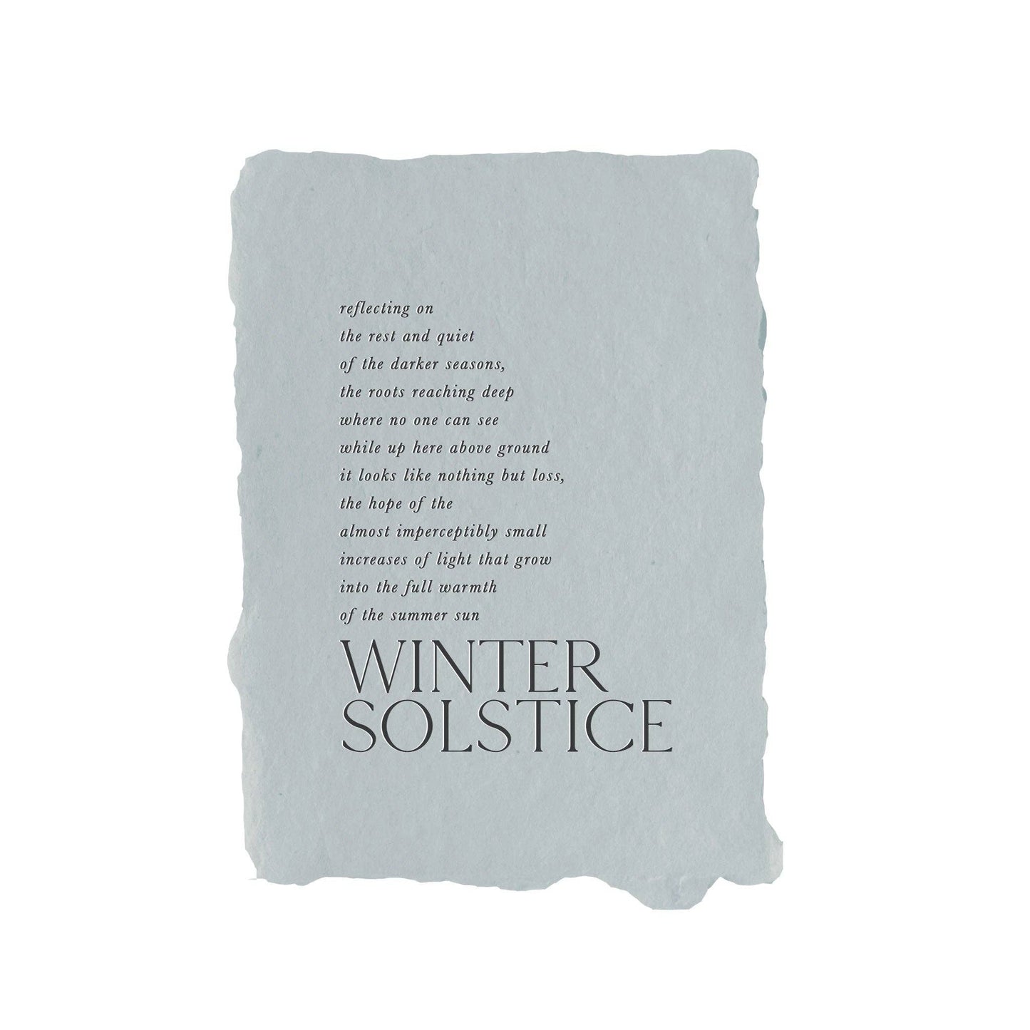 Winter Solstice Petite Note Cards - Set of Four