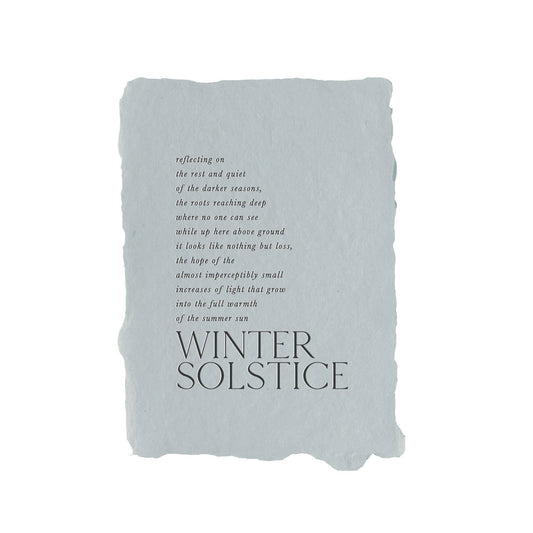 Winter Solstice Petite Note Cards - Set of Four