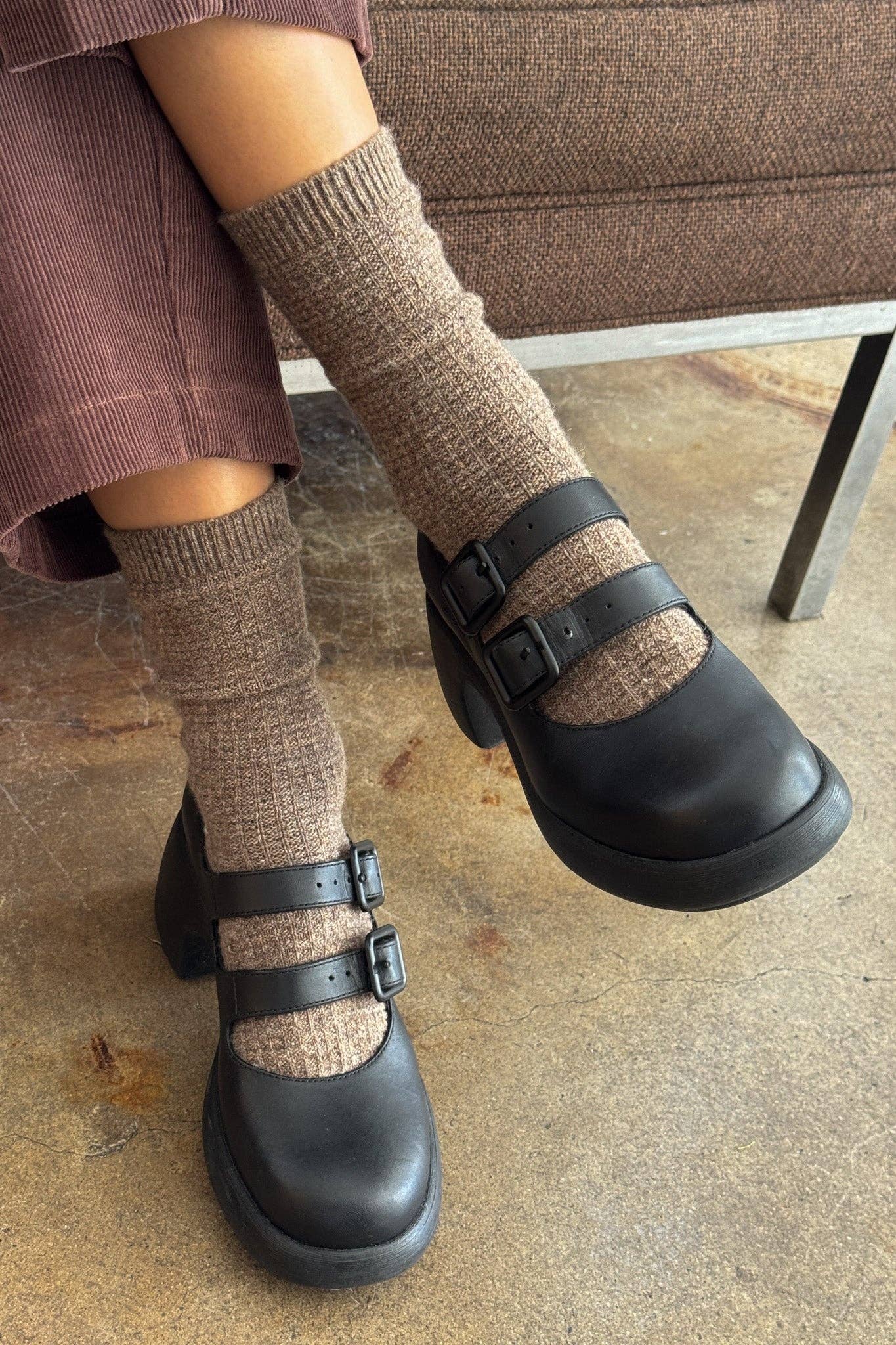Wool Waffled Socks - Multiple Options