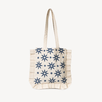 Block Printing Kit - Fern Ruffle Tote