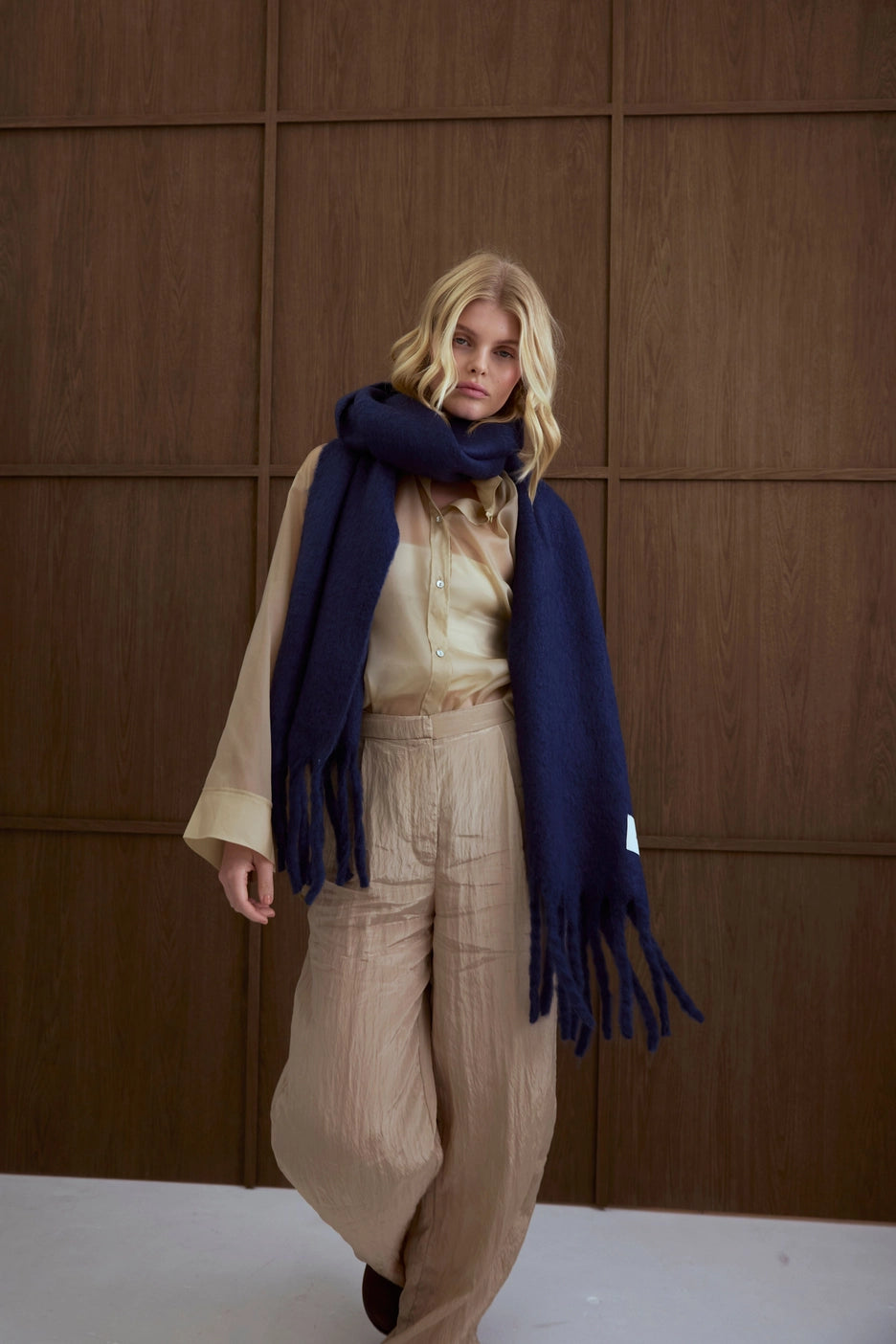 The Reykjavik Scarf - Midnight Blue