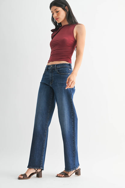 The Loose Straight - Dark Denim
