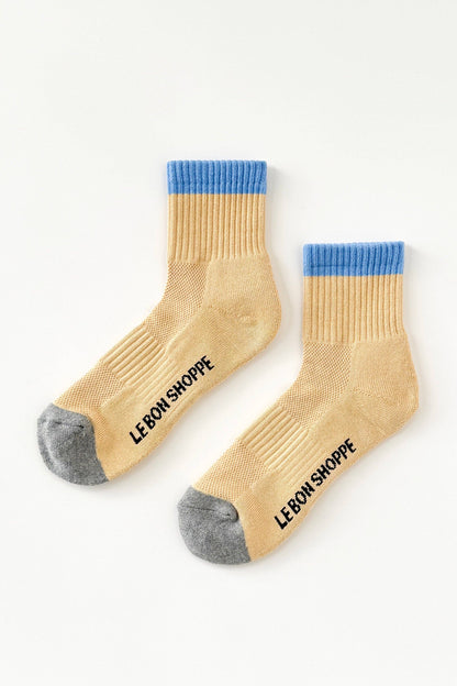 Color Block Girlfriend Socks - Multiple Colors