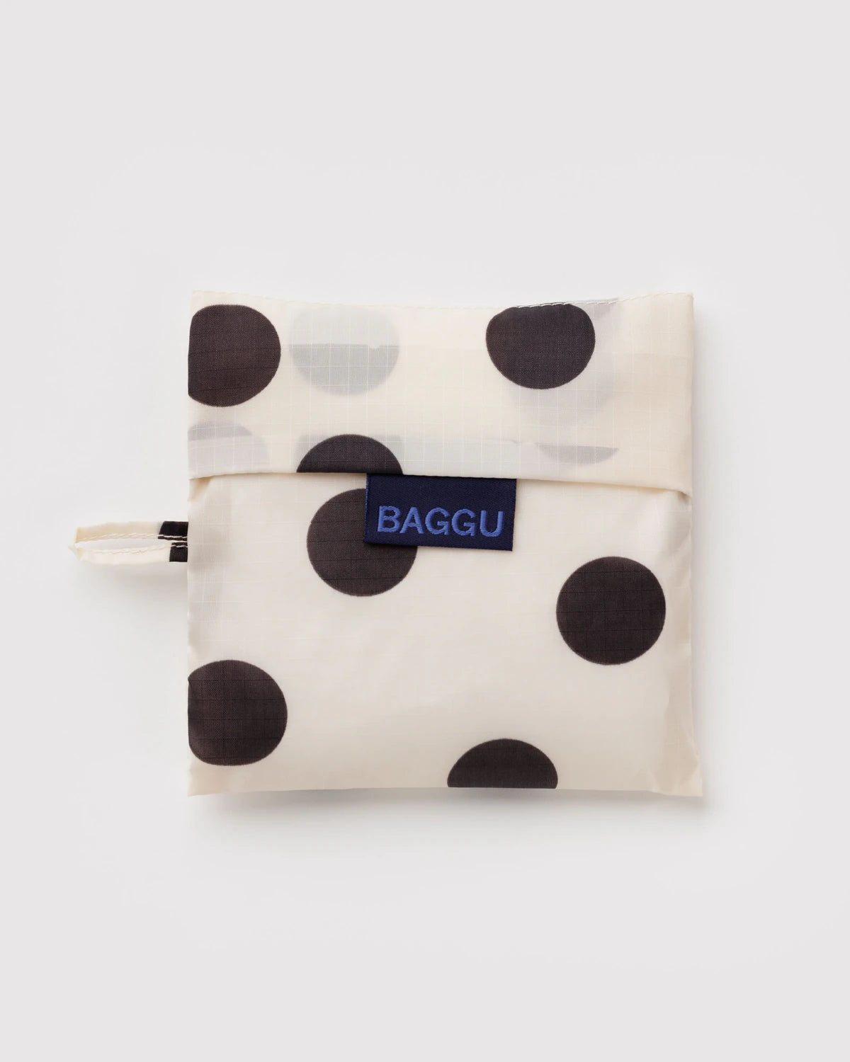 Standard Baggu - Cream & Black Polka Dot