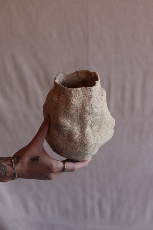 6" Gathered Earth Vessel