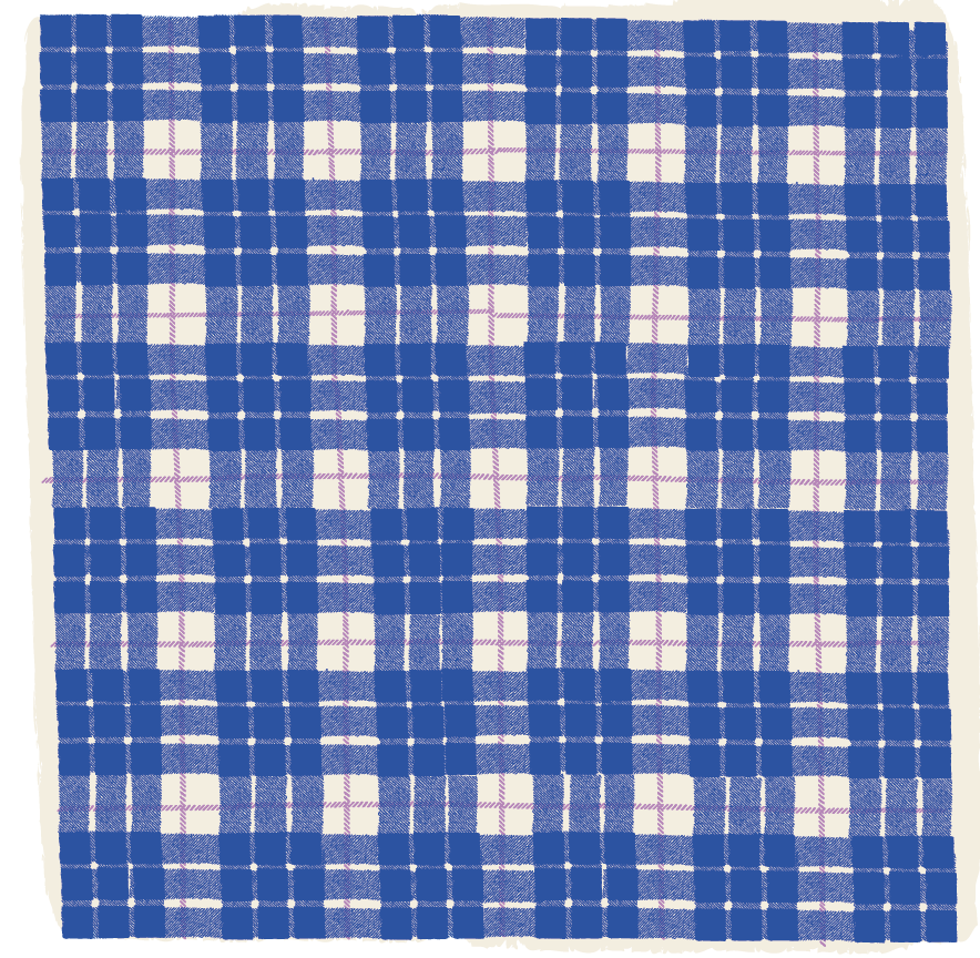 Two Color Tartan Plaid Ellie Wristlet - Multiple Colors