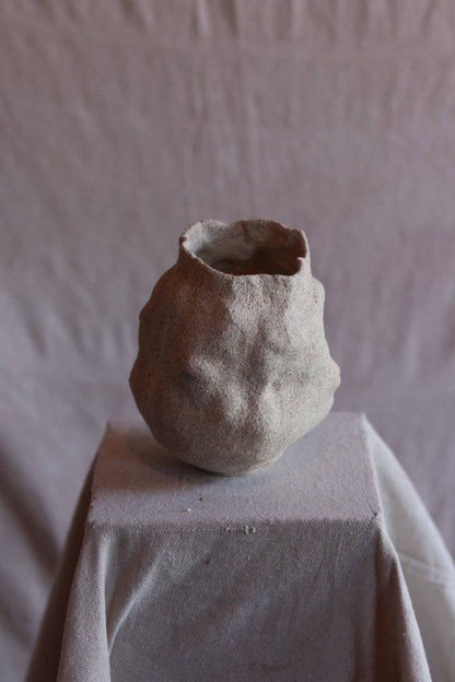 6" Gathered Earth Vessel