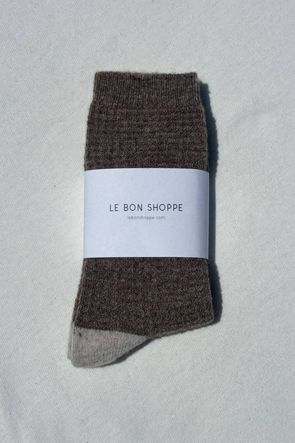 Wool Waffled Socks - Multiple Options