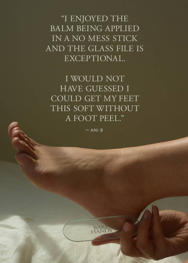 The Natural Pedicure - Foot File + Balm