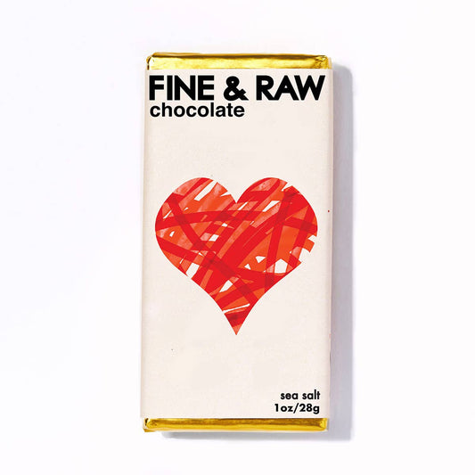 Valentine's Day Sea Salt Chocolate Bar - 1 oz.