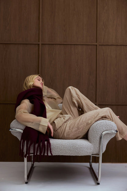 The Stockholm Scarf - Cherry Lacquer