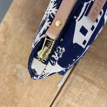 Laura Pouch - Farmhouse Toile (multiple color options)