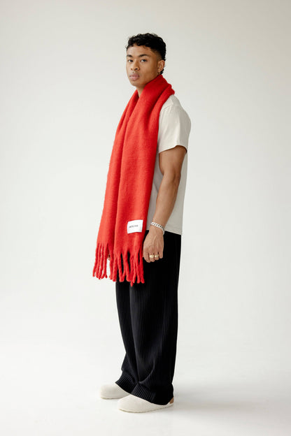 The Stockholm Scarf - Crimson Red