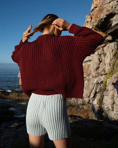 Delčia Organic Cotton Sweater - Hellebore