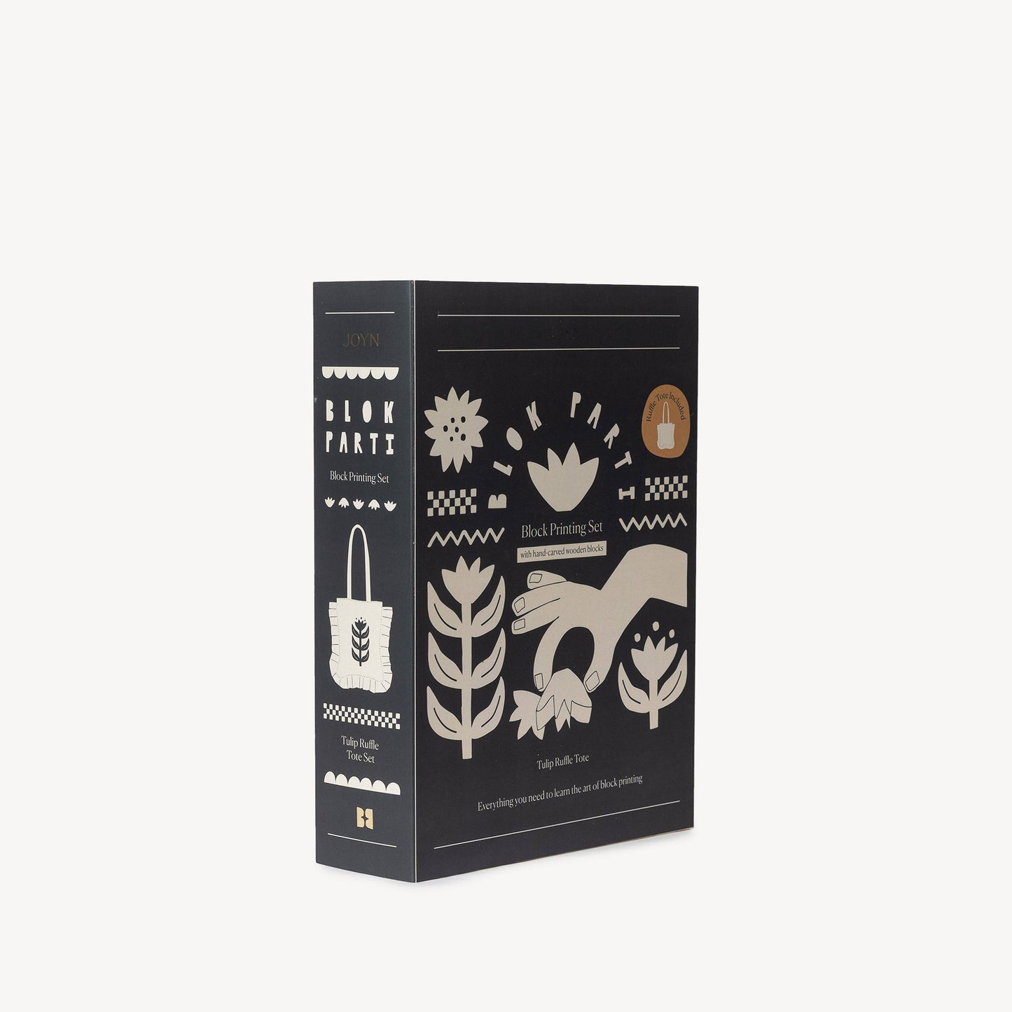 Block Printing Kit - Tulip Ruffle Tote