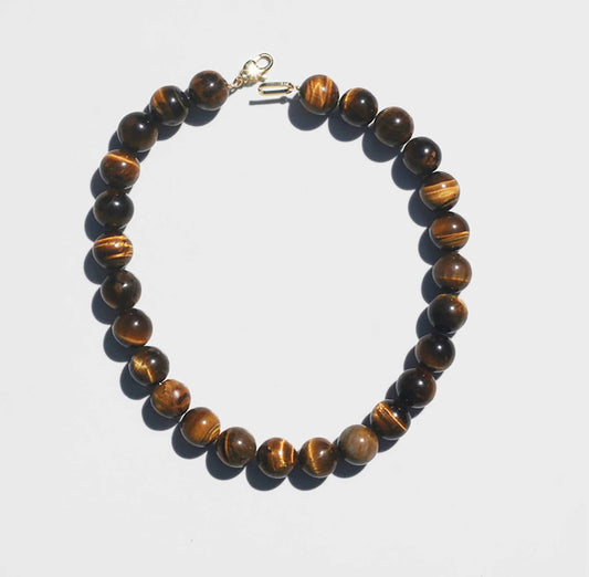 Tiger - By Orly Beaded Necklace