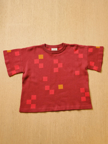Albers Short Sleeve Sweater Tee - Topaz