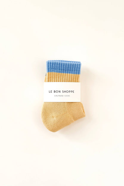 Color Block Girlfriend Socks - Multiple Colors