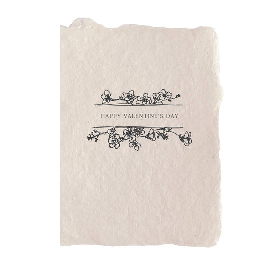 Floral Frame - Handmade Valentine’s Day Card