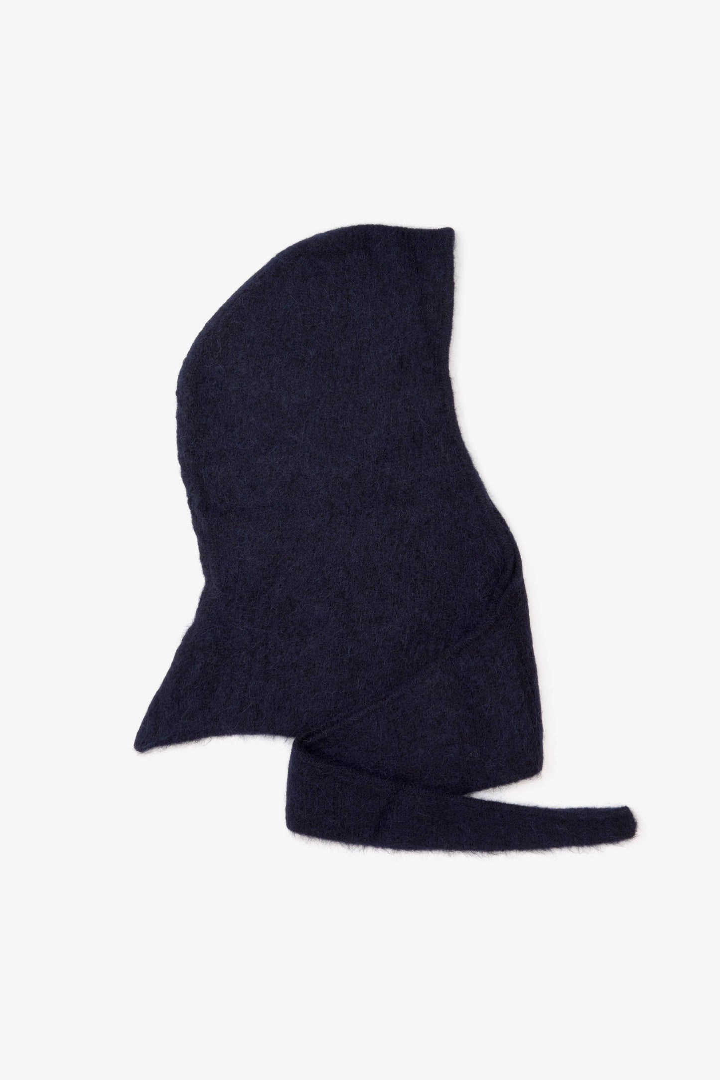 The Alpaca Hooded Scarf - Deep Sea Navy