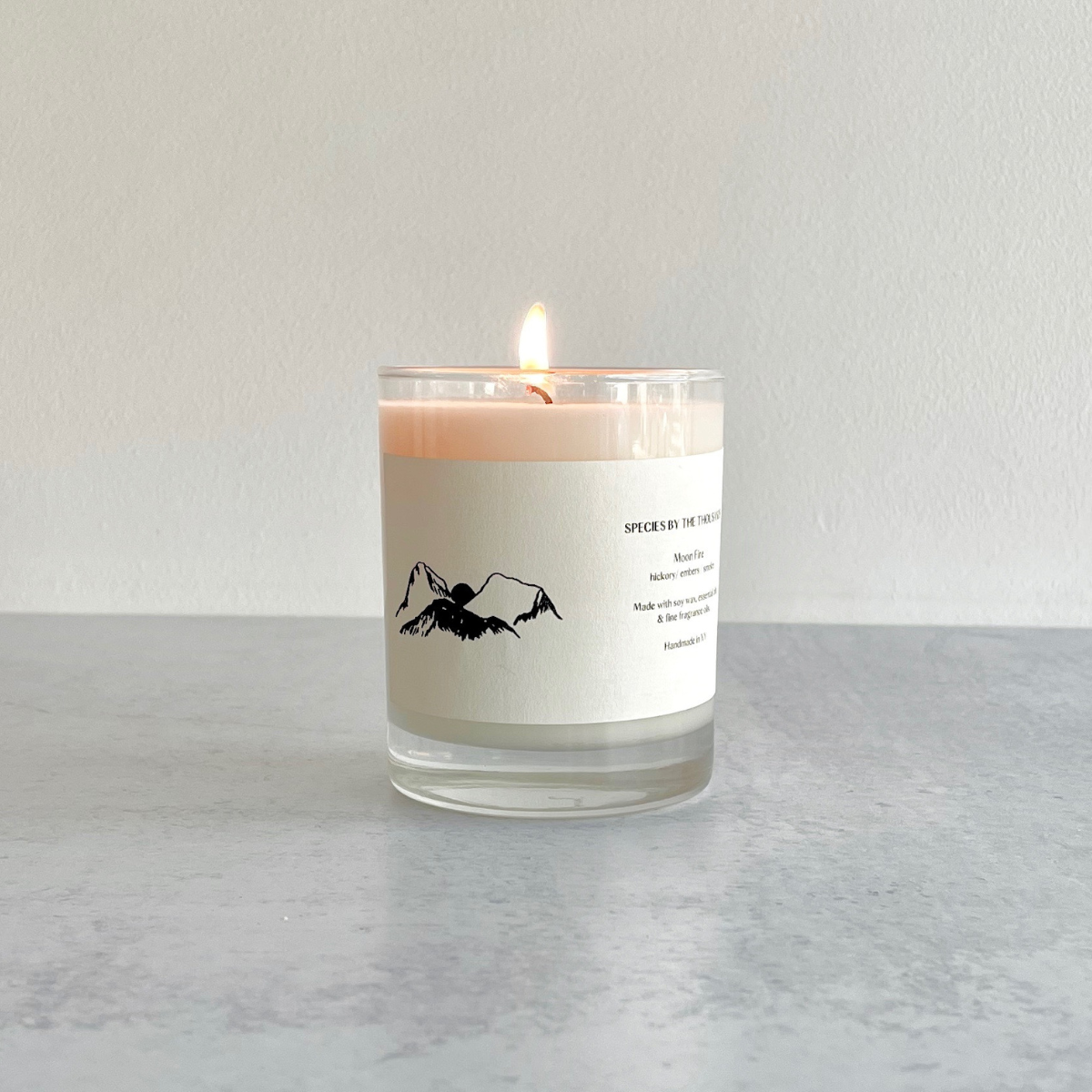 Moon Fire - Hickory, Embers, and Smoke Soy Candle