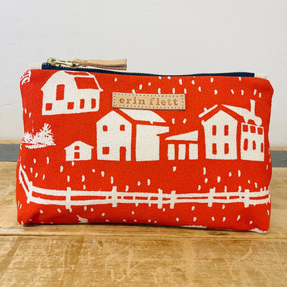 Laura Pouch - Farmhouse Toile (multiple color options)