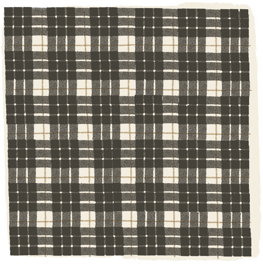 Two Color Tartan Plaid Ellie Wristlet - Multiple Colors