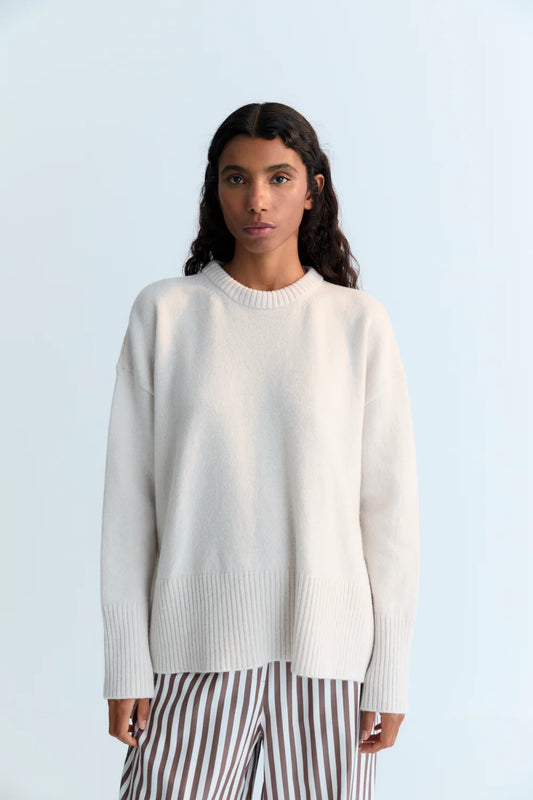 Agatha Jumper - Moonlight White